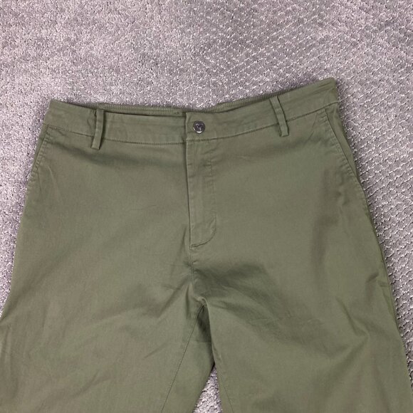 Birddogs 5 Pocket Pants Men's 34 x 30 Actual 34 x 28.5 Olive Green Chino - Picture 2 of 12